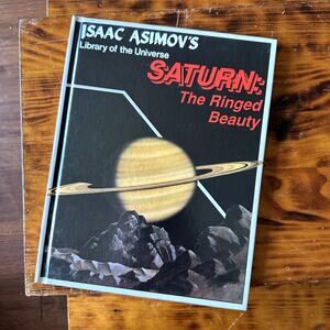 Vintage 1989 Library Of The Universe Saturn The Ringed Beauty Hardcover Book